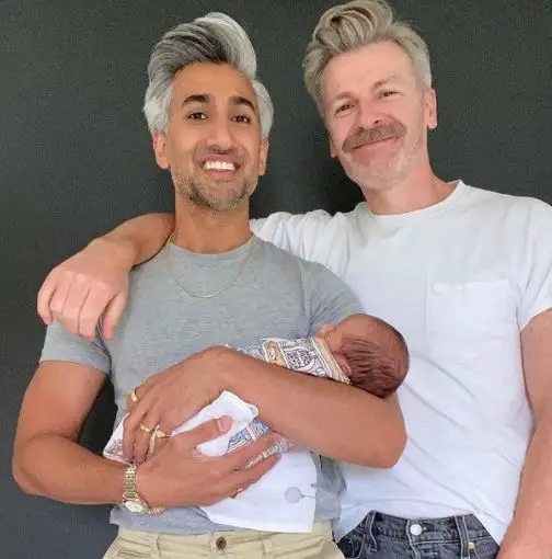Rob-France-with-husband-Tan-France-and-son