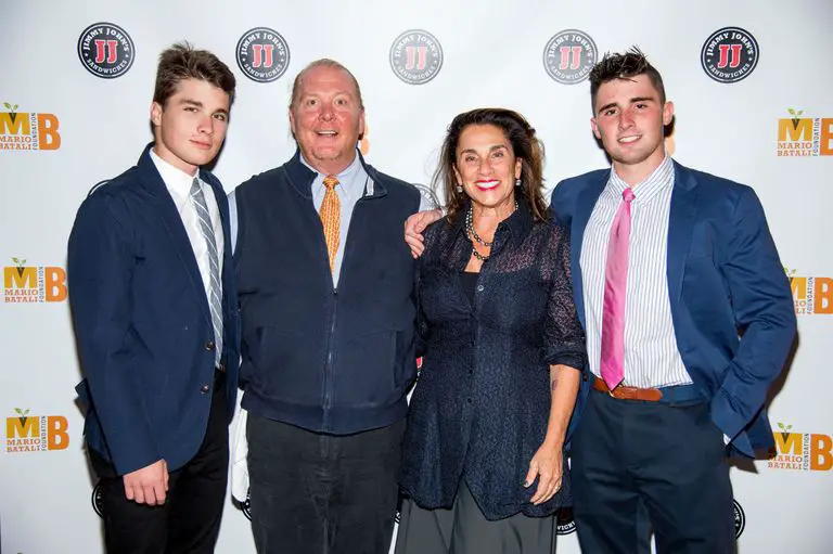 Susi-Cahn-with-husband-Mario-Batali-and-sons