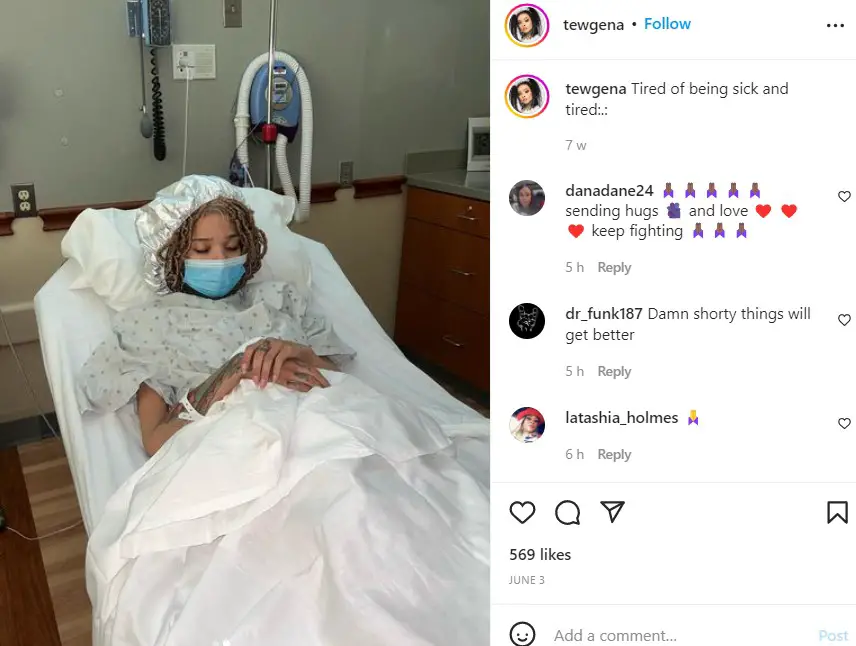 Gena Tew Instagram influencer linked to Hip-Hop Diagnosed With AIDS