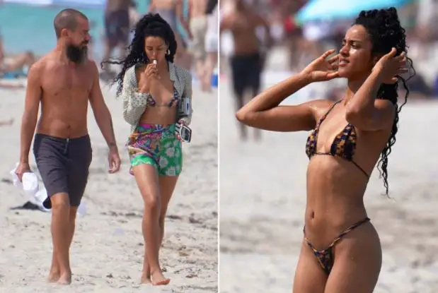 Swimsuit Model Flora Carter Spotted With Twitter CEO Jack Dorsey!