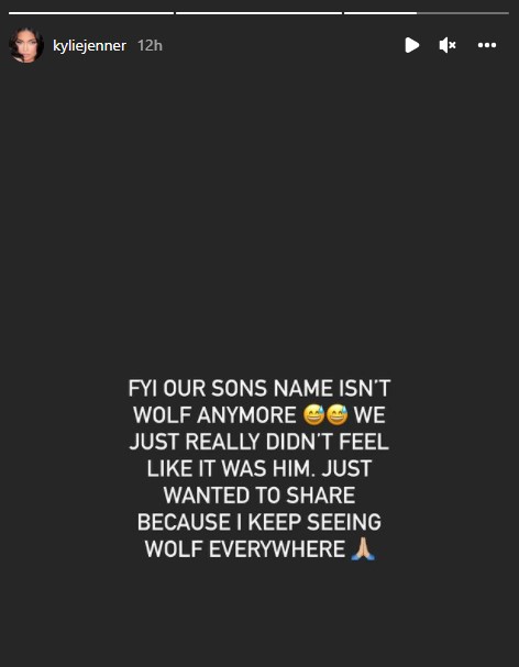 Kylie Jenner & Travis Scott's Son Is No Longer Named Wolf: What is the new name?