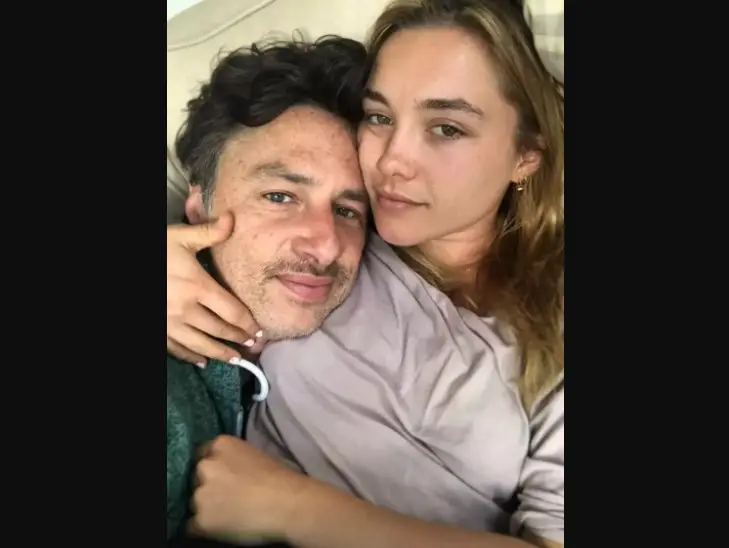Did Florence Pugh and Zach Braff Split? The "Black Widow" Actress Seen on A Beach with Will Poulter